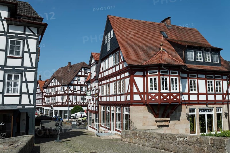 Half-timbered houses