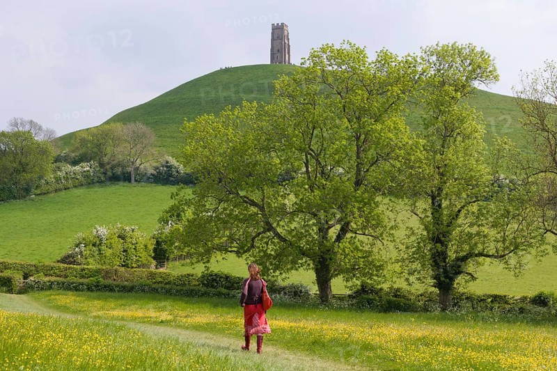 Glastonbury Tor with St Michael's Tower