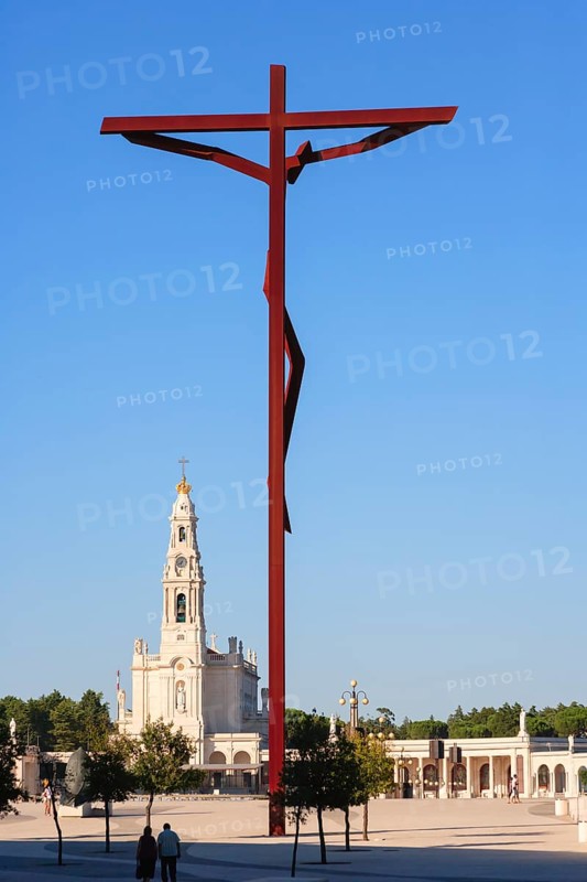 The Basilica of Our Lady of the Rosary with the new Cruz Alta by Robert Schad
