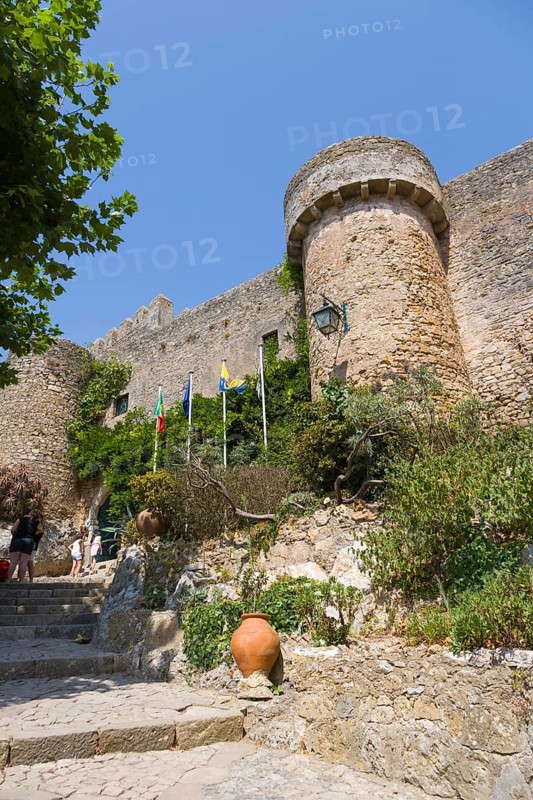 The wall of Castelo de Obidos