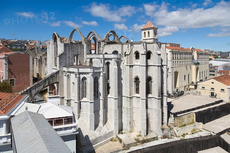 View on The Carmo Convent