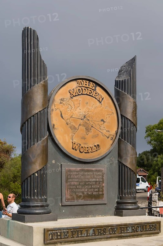 Monument for The Pillars of Hercules at Gibraltar