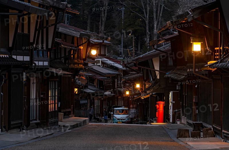Old traditional village of the Nakasendo