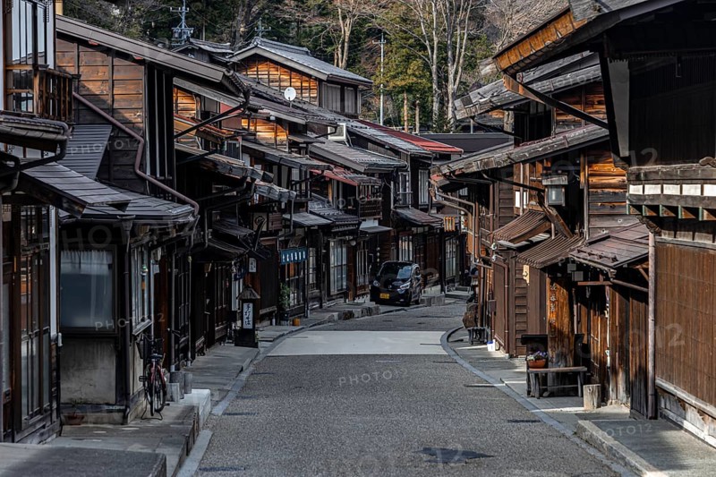 Old traditional village on the Nakasendo road