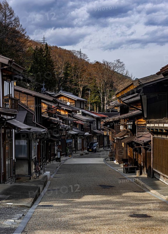 Old traditional village on the Nakasendo road