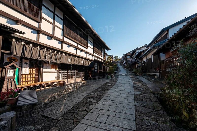 Historic village on Nakasendo street