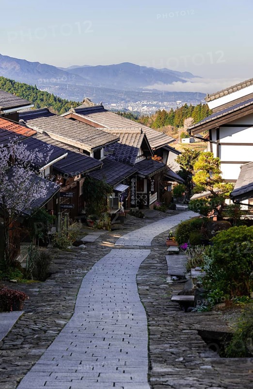 Historic village on Nakasendo street