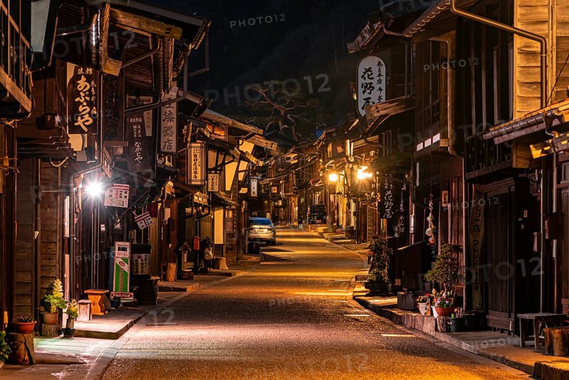Old traditional village of the Nakasendo