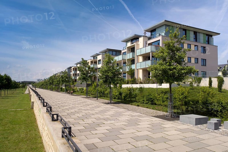 Modern architecture in Frankfurt-Riedberg