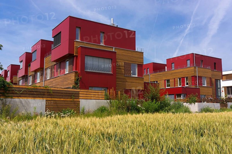 Modern architecture in Frankfurt-Riedberg