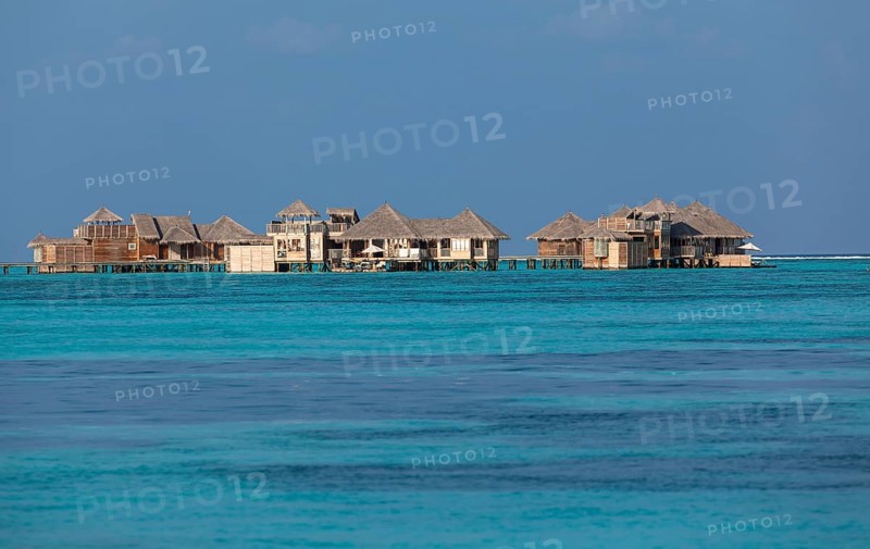 View of the 5-star luxury Six Senses Soneva Gili Resort & Spa