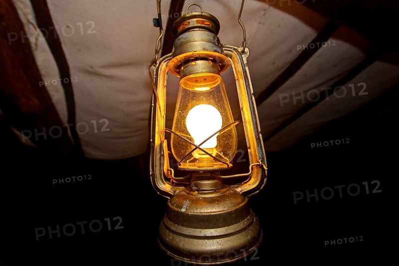 Old oil lamp