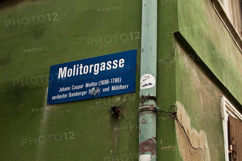 Street sign Molitorgasse