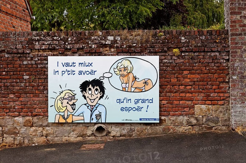 Poster campaign with the Picard dialect of Ch'tis