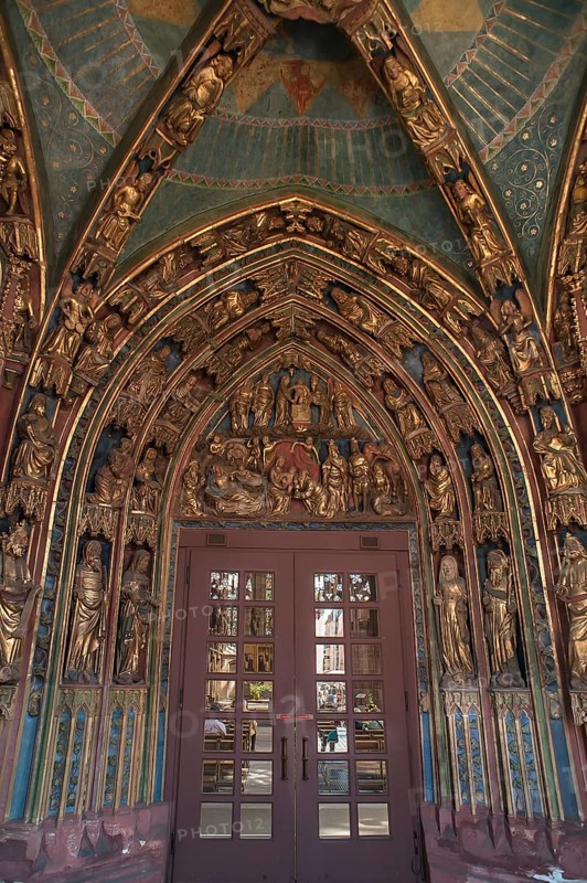 Entrance of the vestibule in the Frauenkirche