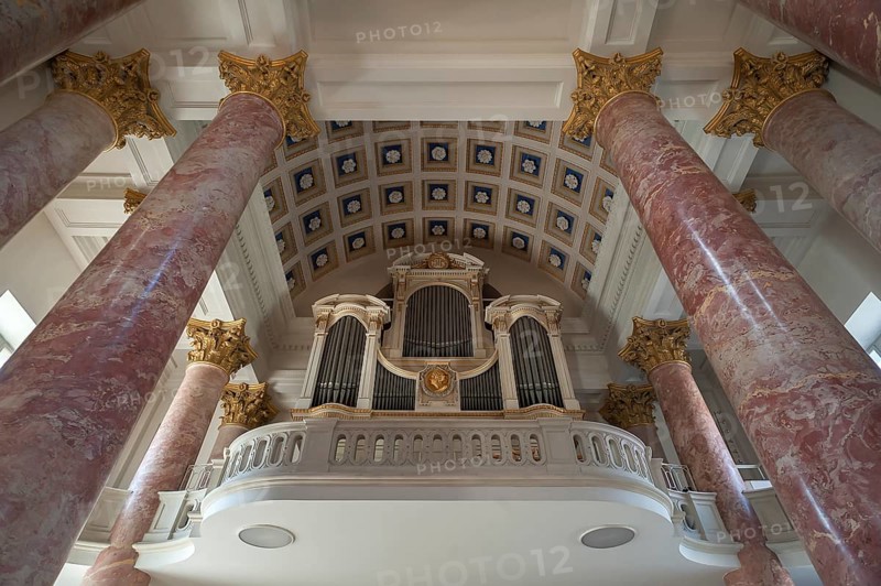 Organ loft of the parish church of St. Elisabeth