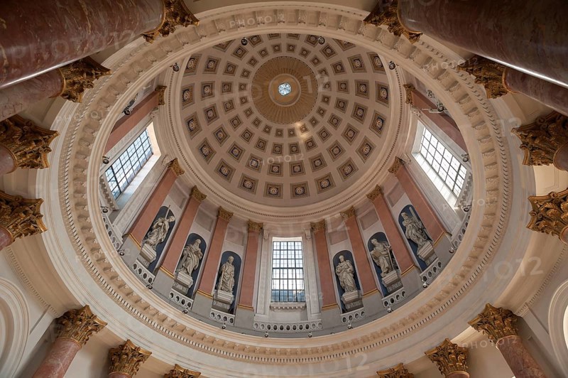 Dome of the parish church of St. Elisabeth