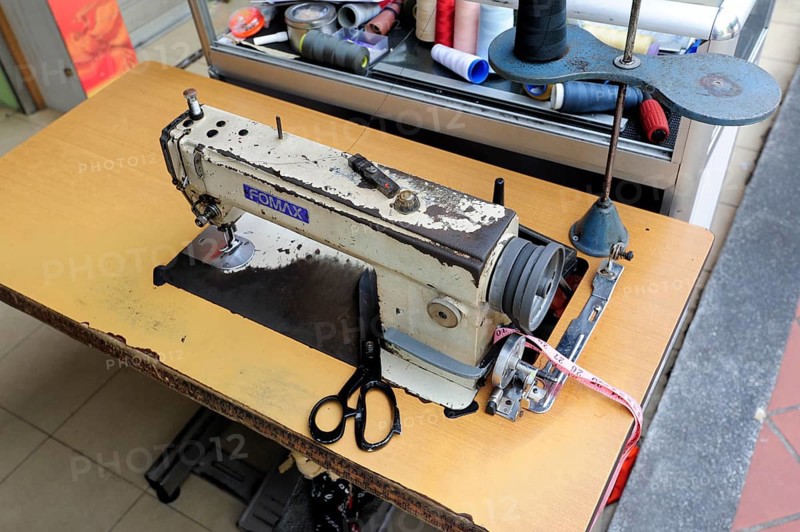 A Fomax sewing machine in a tailor shop
