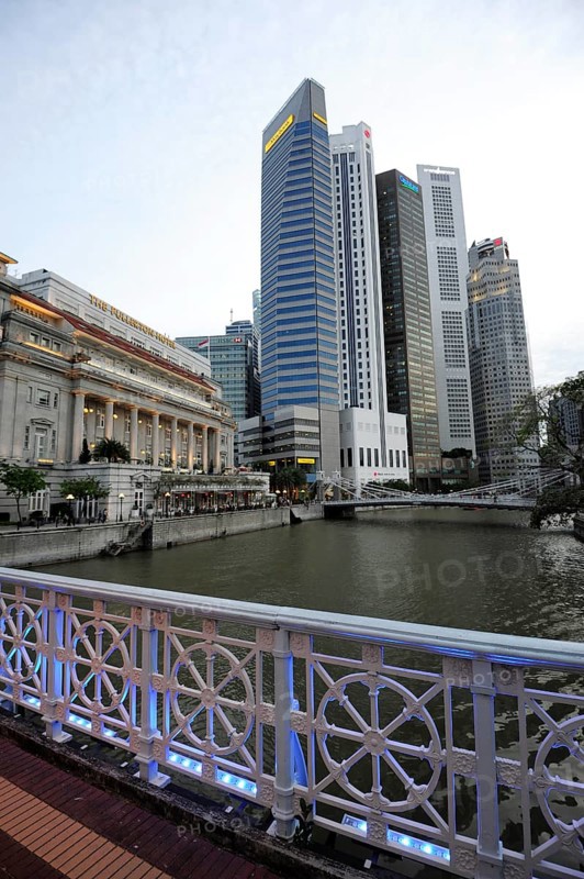 Anderson Bridge over the Singapore River