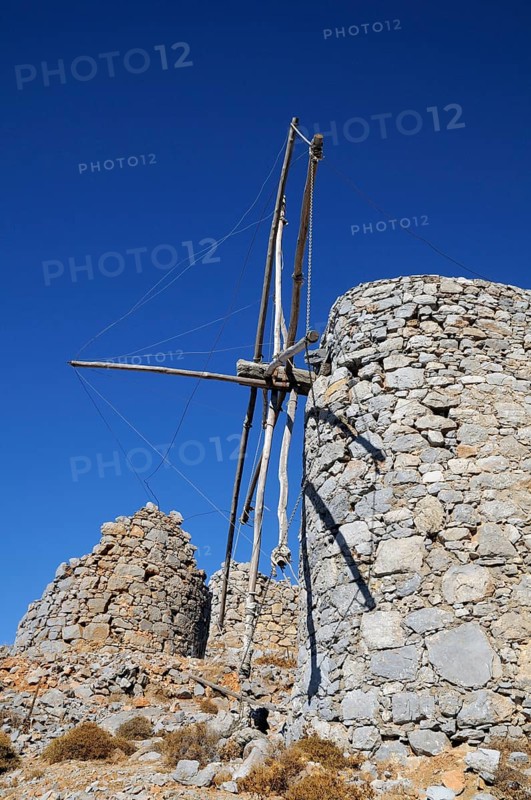 Ruins of old windmills