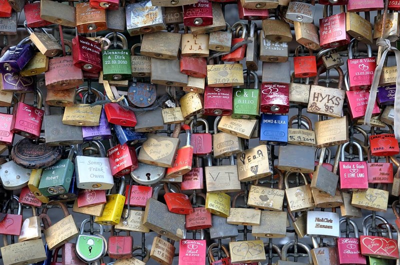 Love padlocks
