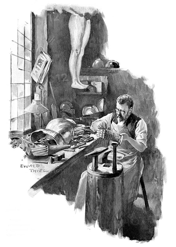 Workshop of a costume maker or bladesmith