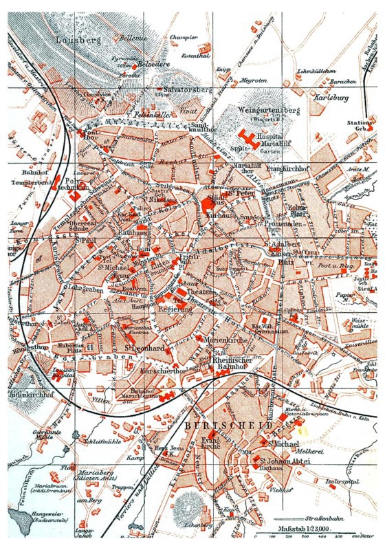 Map of Aachen