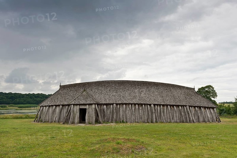 Reconstructed Viking house