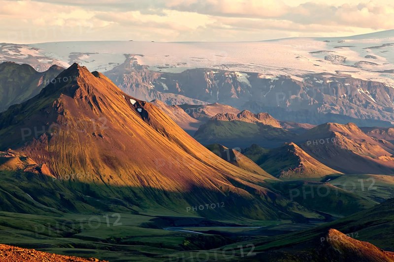 Myrdalsjokull glacier