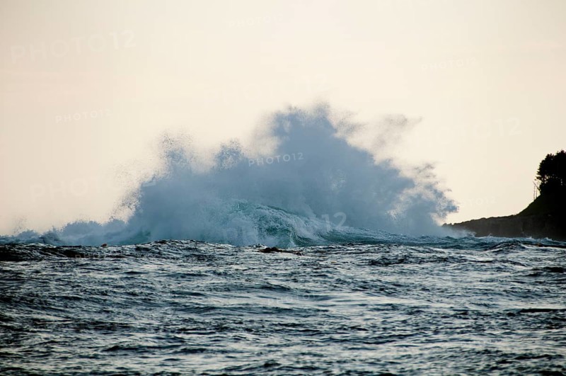 Storm waves in the Gulf of Alaska