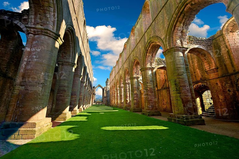 Central Aisle of Fountains Abbey