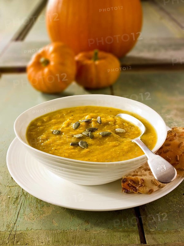 Pumpkin and bacon soup