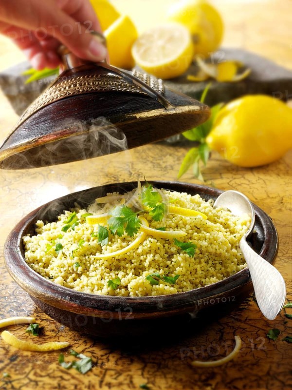 Lemon and coriander couscous