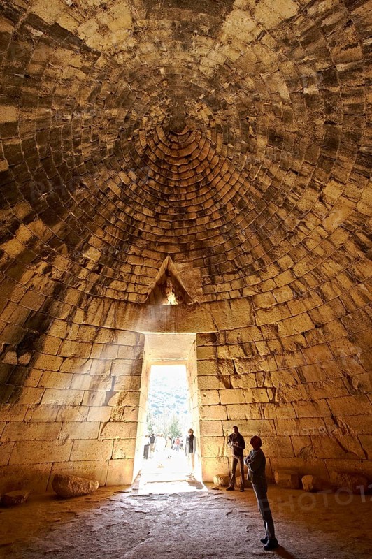 Interior of the Treasury of Atreus