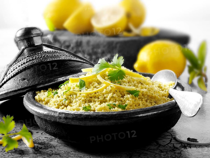 Lemon and coriander couscous
