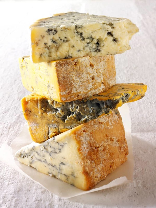 British Blue cheeses