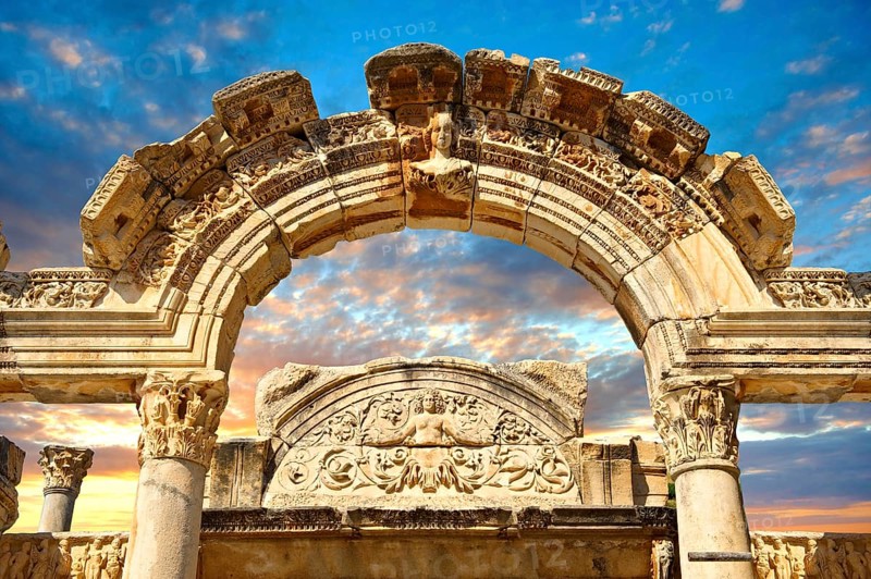 The Temple of Emperor Hadrian on Curetes Street