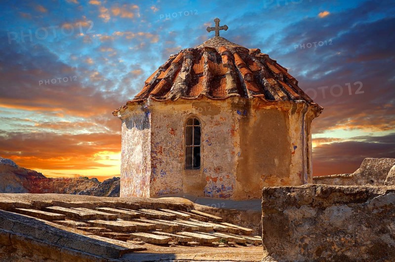 Dome of the Byzantine Episkopi church of Saint Dionysis