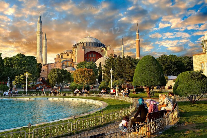The exterior of the 6th century Byzantine