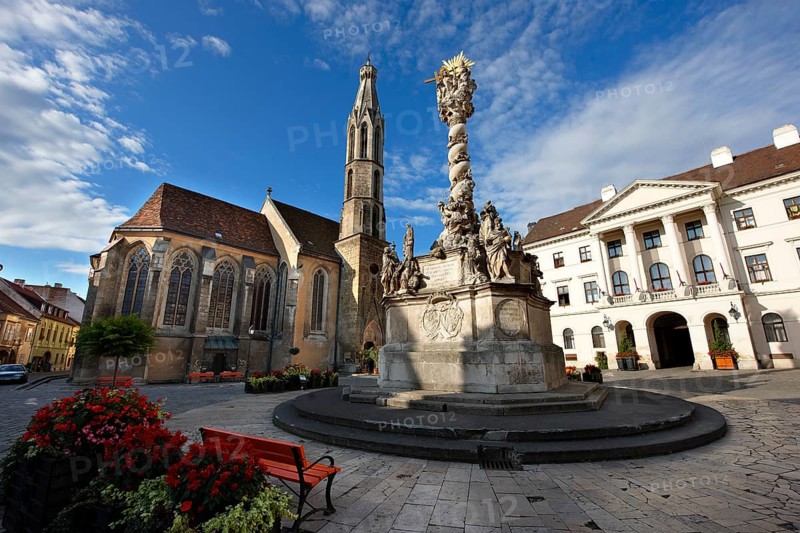 The Holy Trinity Statue and the Goat's Church