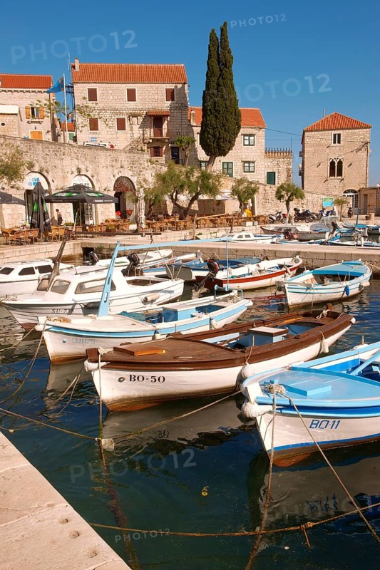 Fishing boats in Bol harbour