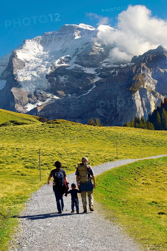Family walking