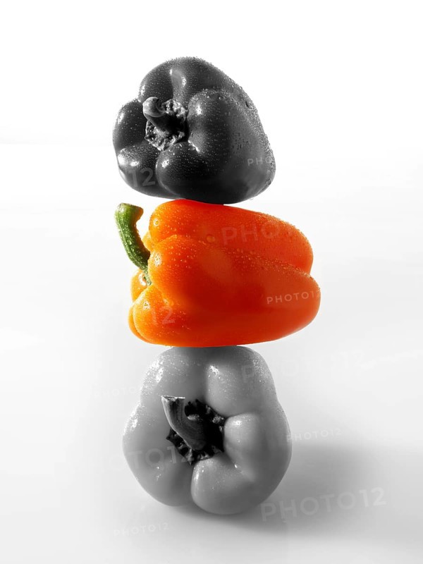 Mixed fresh bell peppers