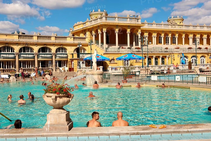 The Neo baroque Szechenyi baths