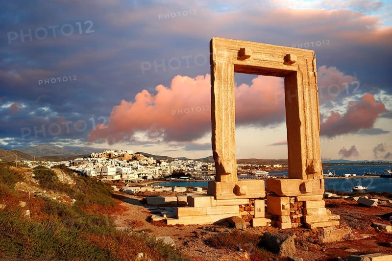 Doorway of the ruins of the Temple of Apollo