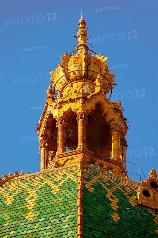 The Art Nouveau Museum of Applied Arts with Zolnay tiled roof