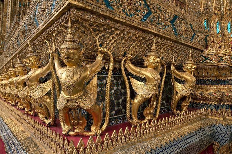 Garuda with Nagas