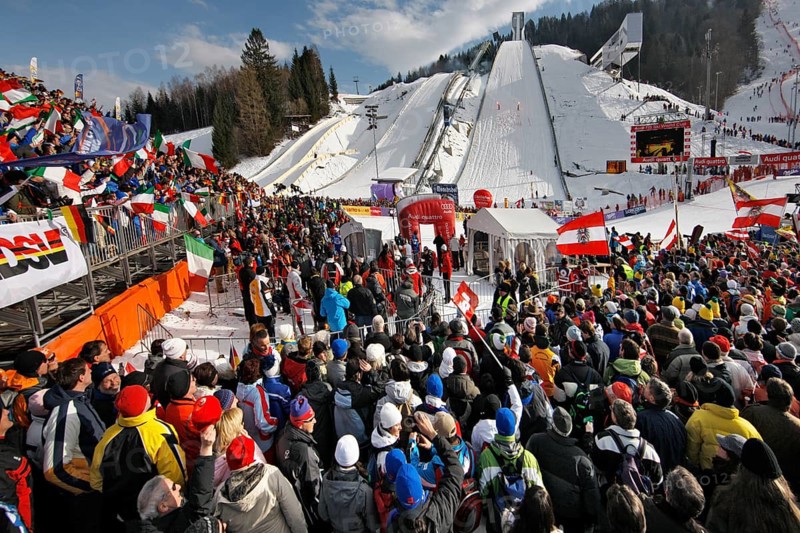 Slalom on Gudiberg Mountain