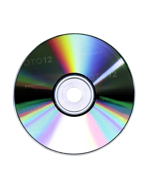 Colourful iridescent blank CD