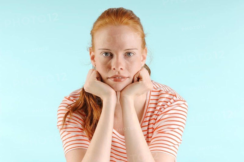 Young red-haired woman